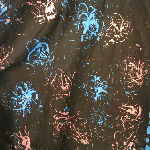 AFRICAN Handmade Dashiki Mens Shirt Saxophone Short Sleeve Black Blue One Size - Picture 4 of 13